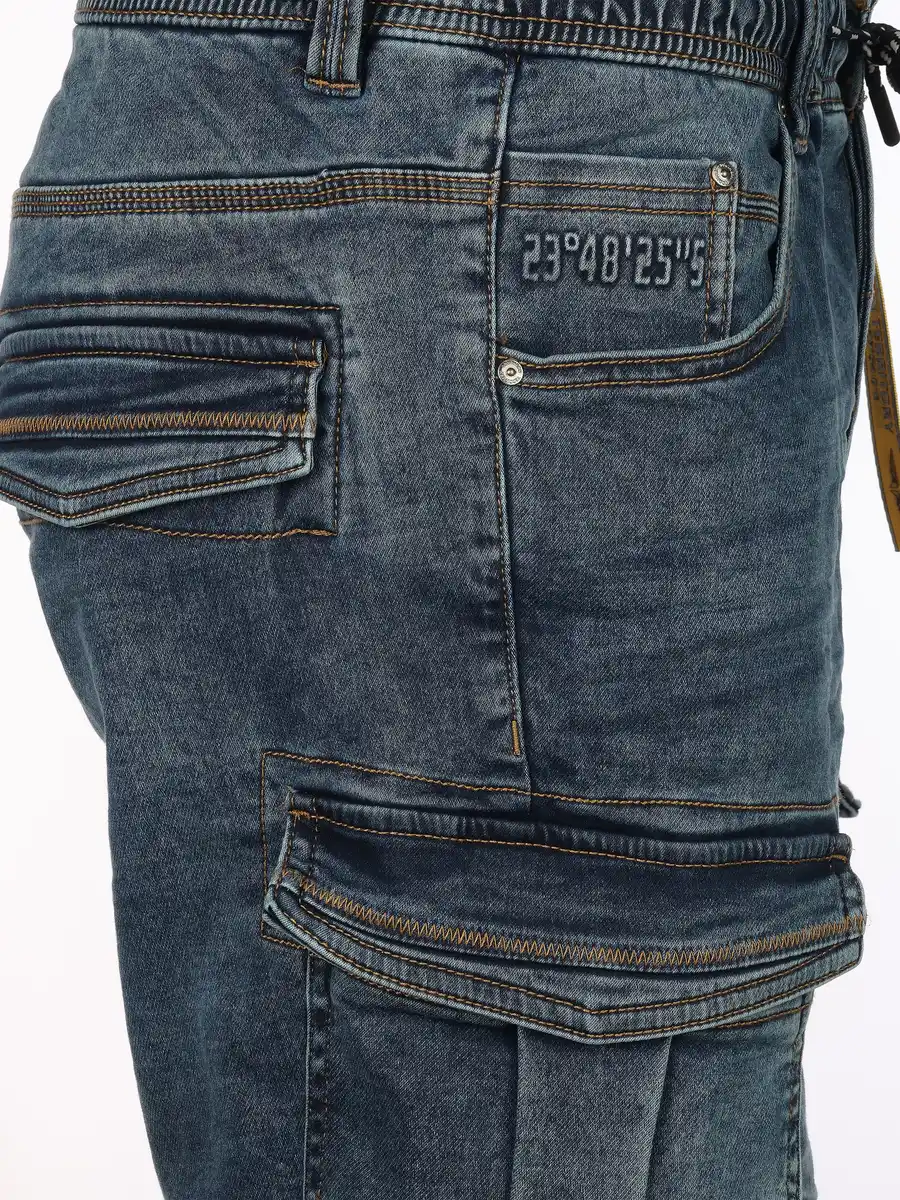 Bild 4 von Herren Crgo-Shorts Blau