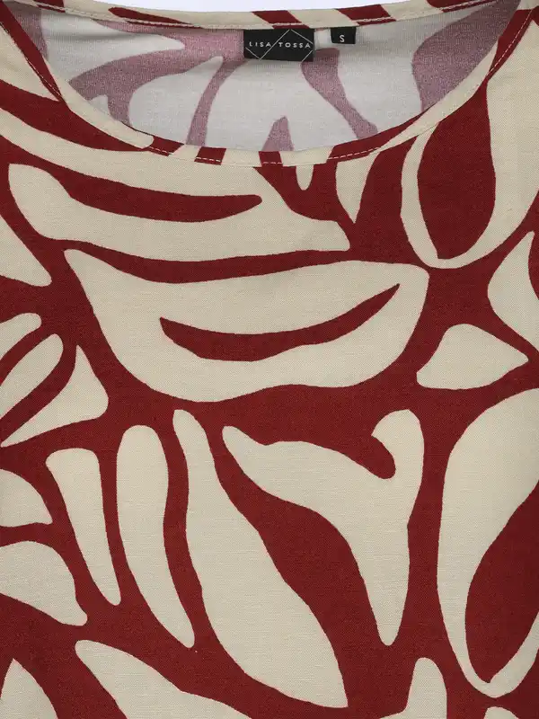 Bild 3 von Damen Shirt mit Musterprint Rot