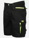 Bild 3 von Herren Arbeitsshorts mit Neondetails Schwarz