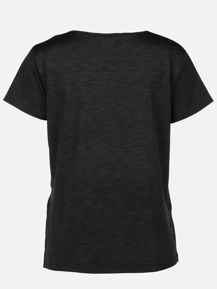 Bild 2 von Damen Sport T-Shirt meliert Schwarz