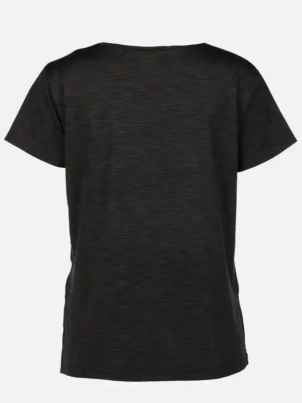 Bild 2 von Damen Sport T-Shirt meliert Schwarz