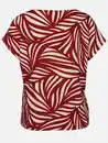 Bild 2 von Damen Crepe Shirt mit Alloverprint Rot