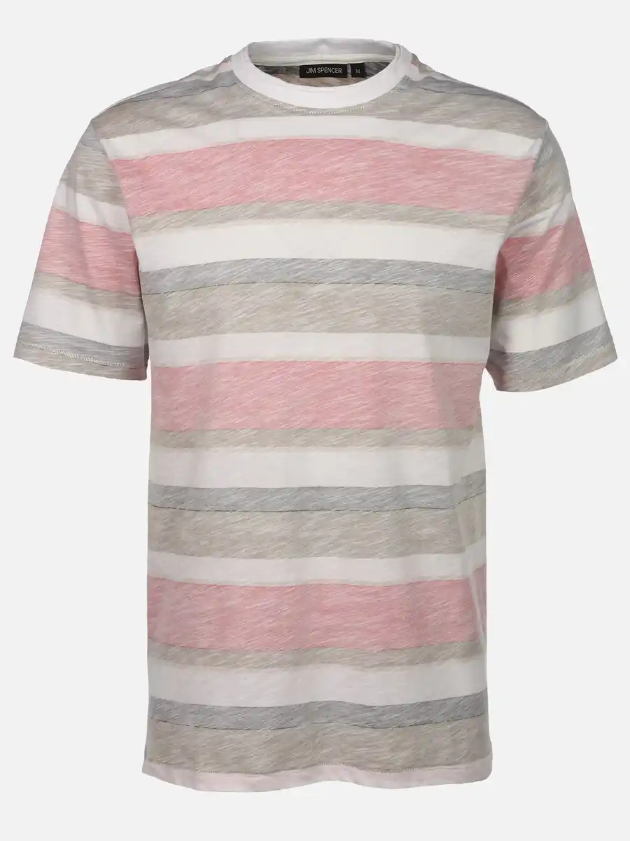 Bild 1 von Herren Shirt mit zarten Streifen Rot