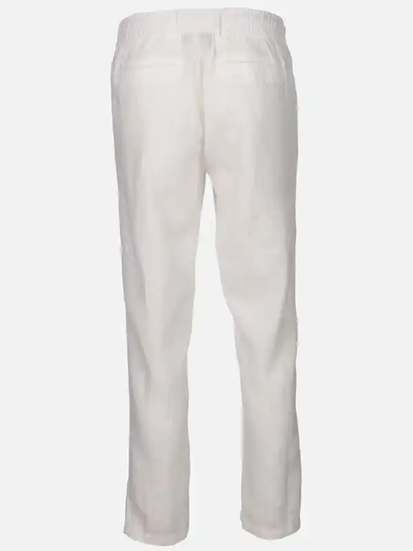 Bild 2 von Herren Leinenhose mit Kordelzug Weiß