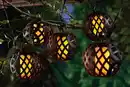 Bild 1 von Solar Lichterkette mit 8 Laternen 4,8m 80LEDs
