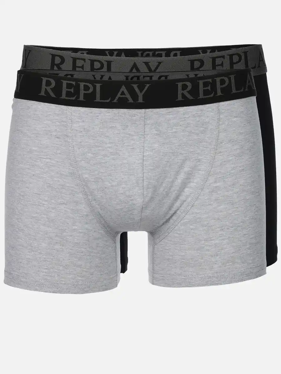 Bild 1 von Herren Retro Shorts im 2er Pack Grau