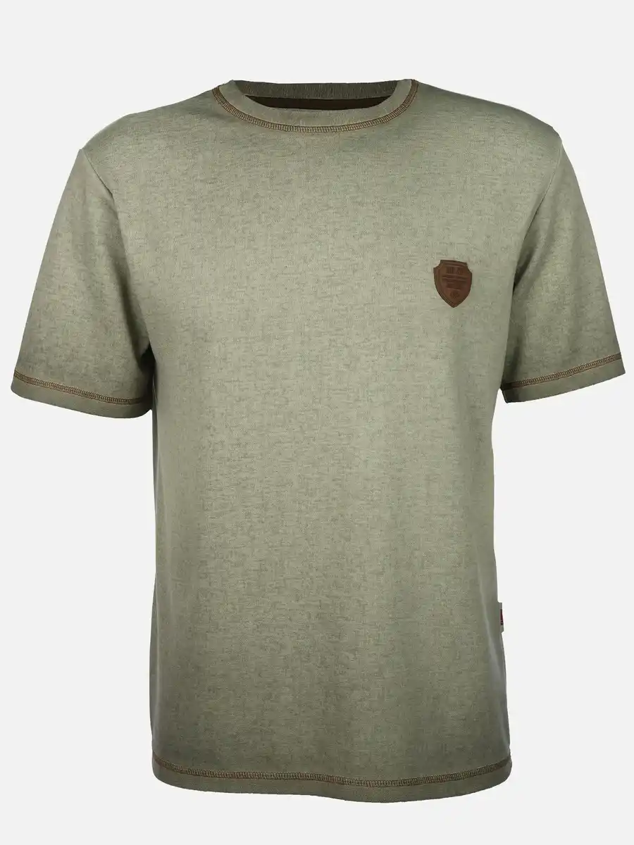 Bild 1 von Herren Shirt im Used Look Oliv