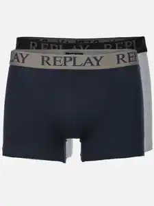 Herren Retro Shorts im 2er Pack Blau