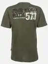 Bild 2 von Herren Henleyshirt mit Print Grün