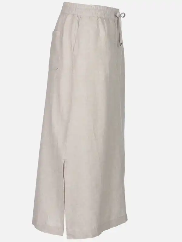 Bild 3 von Damen Leinenrock Beige