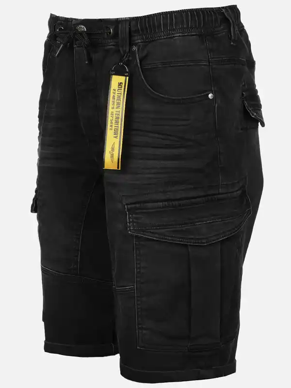 Bild 3 von Herren Crgo-Shorts Schwarz