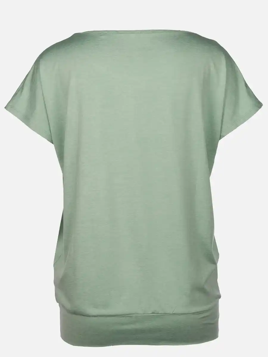 Bild 2 von Damen Sport T-Shirt mit Bund Grün
