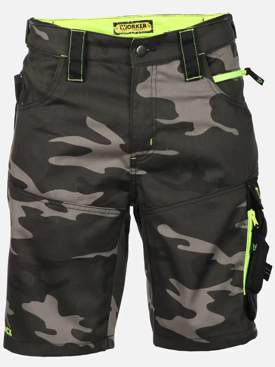 Bild 1 von Herren Arbeitsshorts mit Neondetails Grün