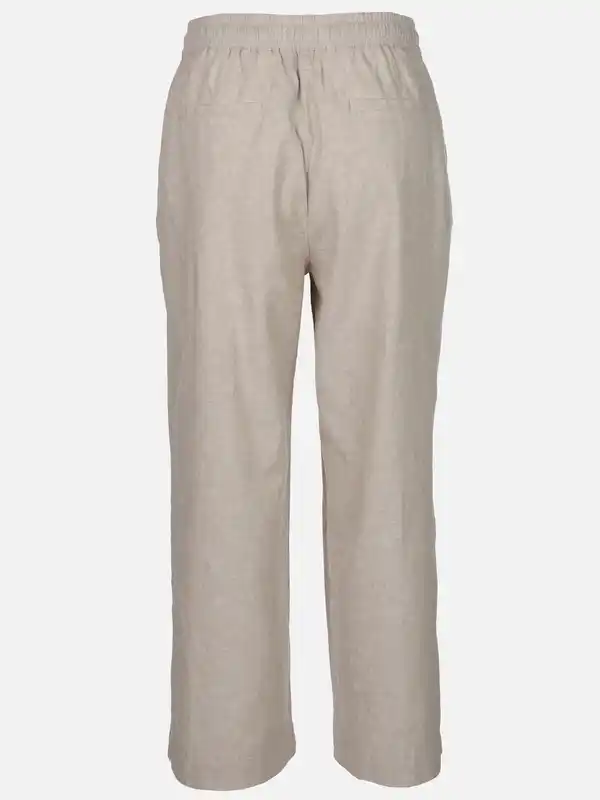 Bild 2 von Damen Leinen Culotte Weiß
