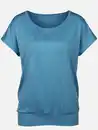Bild 1 von Damen Sport T-Shirt mit Bund Blau