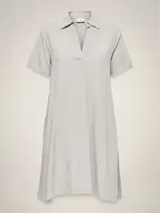 JDY CAYA LINEN S/S DRESS Kleid Beige