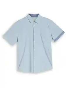 Herren Hemd mit Struktur Blau