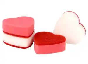 Topfschwamm „Herz“ 4er-Set