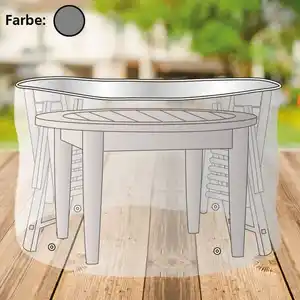 Abdeckhaube für Sitzgruppe rund