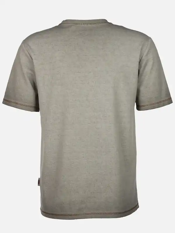Bild 2 von Herren T-Shirt mit großem Frontprint Grau