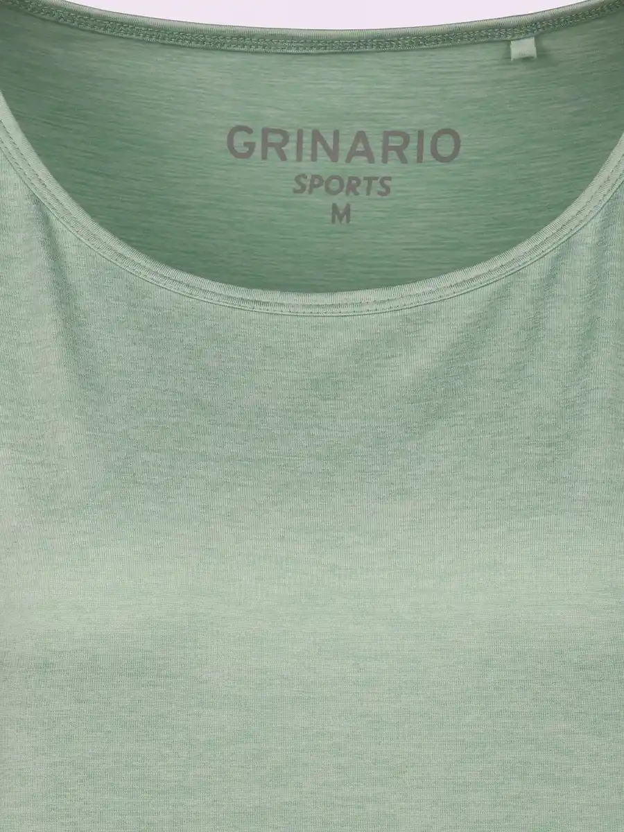 Bild 3 von Damen Sport T-Shirt mit Bund Grün