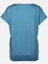 Bild 2 von Damen Sport T-Shirt mit Bund Blau