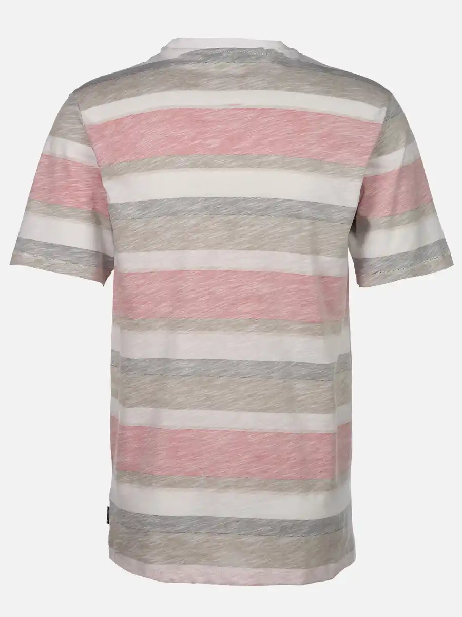 Bild 2 von Herren Shirt mit zarten Streifen Rot