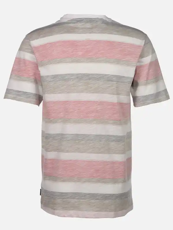 Bild 2 von Herren Shirt mit zarten Streifen Rot