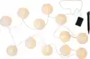 Bild 1 von DEKOWELT Solar-Lampion-Lichterkette 12er weiß
