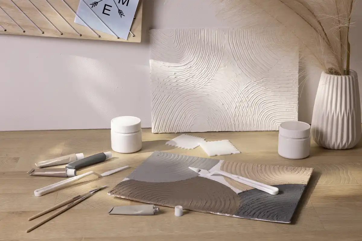 Bild 4 von IDEENWELT DIY-Strukturleinwand-Set Linien