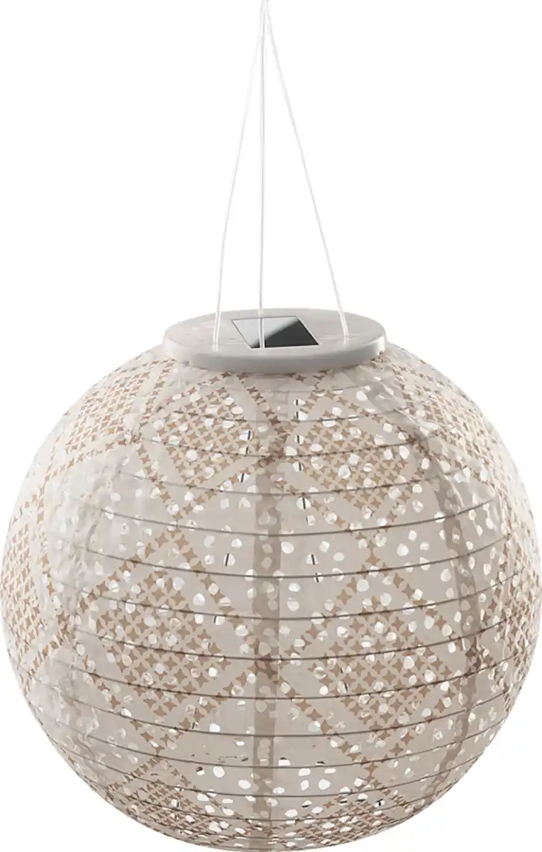 Bild 1 von DEKOWELT Solar-Lampion 25 cm - Cut-out + Muster