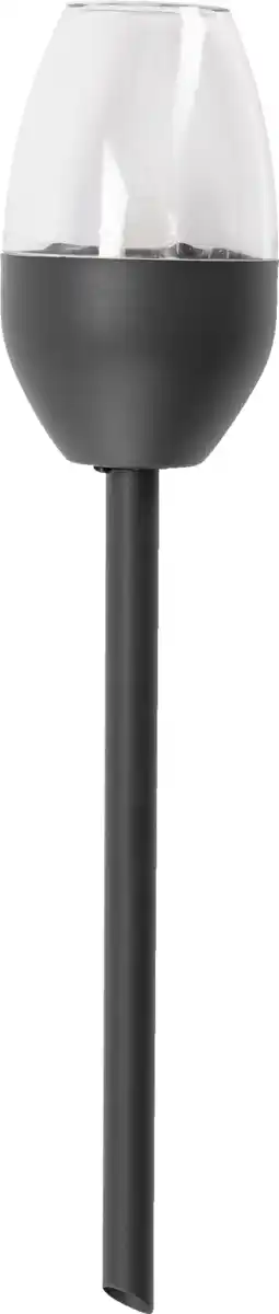 Bild 2 von DEKOWELT Solar-Gartenleuchten 3er-Set anthrazit