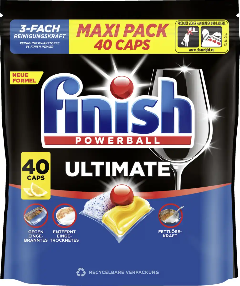 Bild 1 von Finish Powerball Ultimate Caps Citrus Maxipack