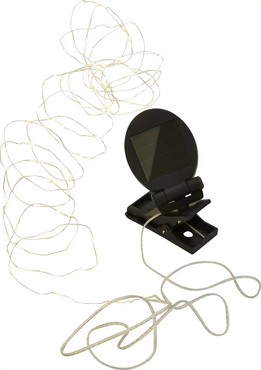 Bild 1 von DEKOWELT Solar-Metalldrahtlichterkette