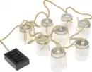 Bild 1 von DEKOWELT Solar-Lichterkette Gläser