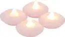 Bild 1 von IDEENWELT 4er Set LED-Schwimmkerzen rosa