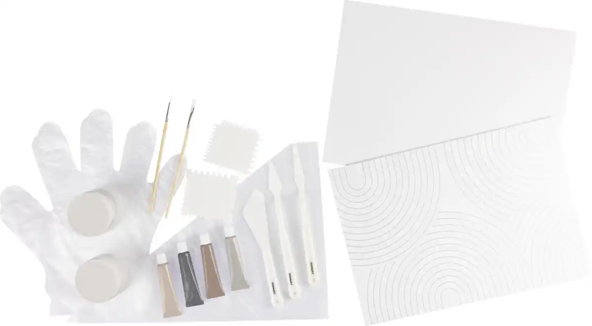 Bild 2 von IDEENWELT DIY-Strukturleinwand-Set Linien
