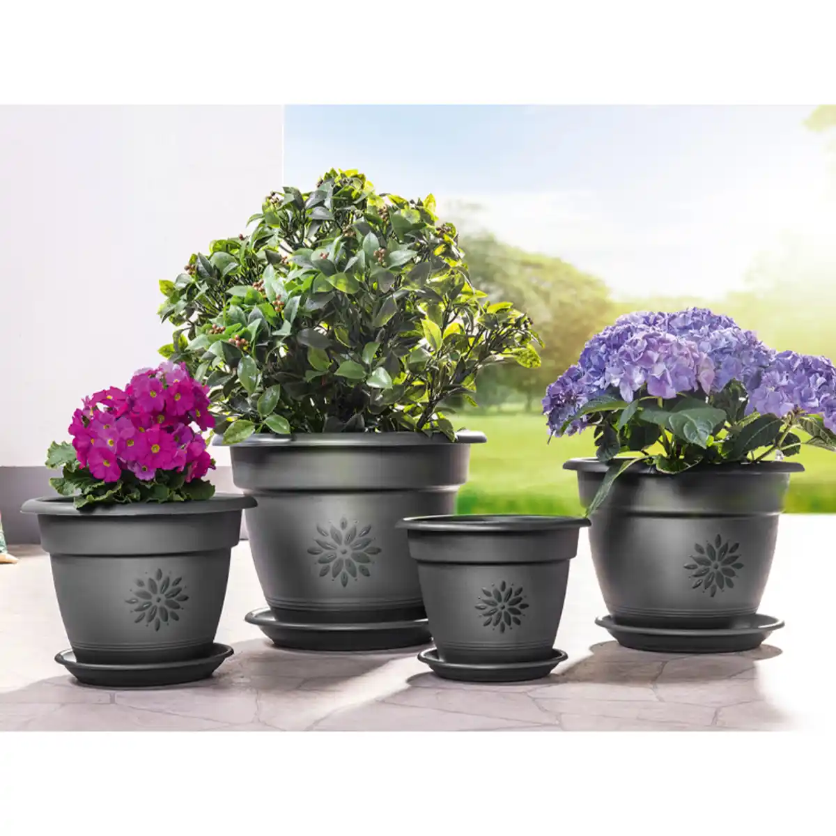 Bild 1 von Powertec Garden Pflanztopf-Set "Sydney" 8-tlg.