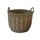 Bild 1 von Pflanzkorb, Polyrattan/Wasserhyazinthe, ØxH: 32 x 29/36 cm, natur