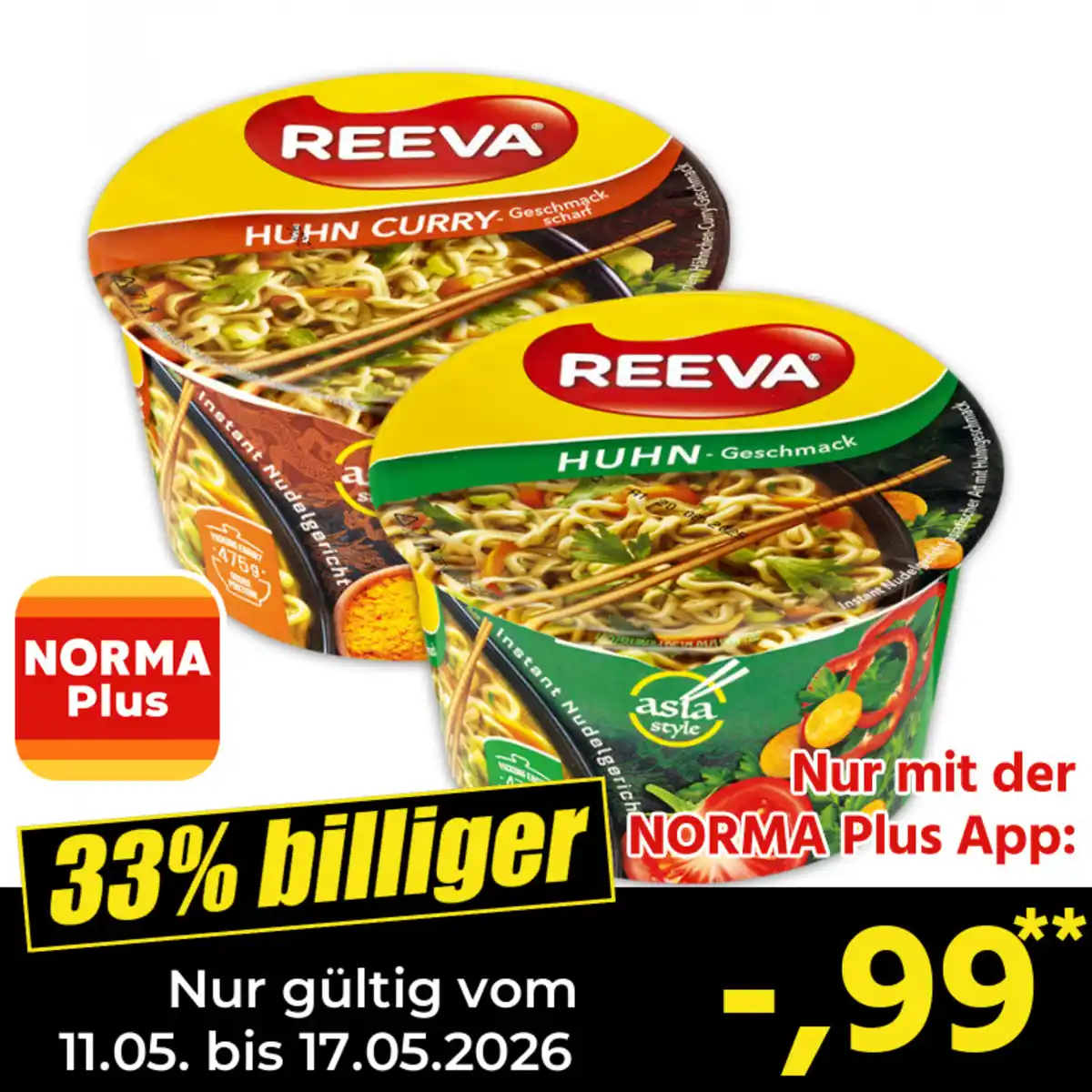 Bild 1 von Reeva Instant Nudeln Big Cup