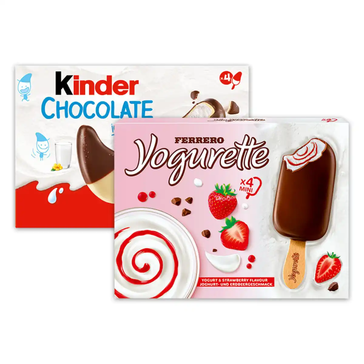 Bild 1 von Kinder Schokolade / Yogurette Stieleis