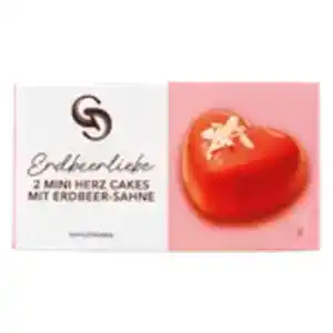 Erdbeerliebe 2 Mini Erdbeer-Sahne Torten