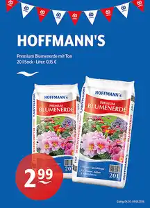 HOFFMANN'S Premium Blumenerde mit Ton