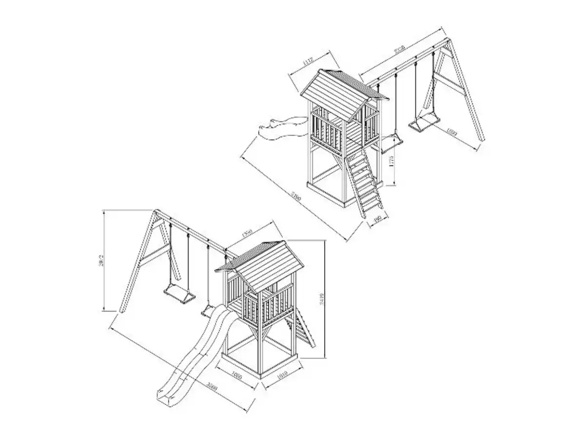 Bild 3 von AXI Spielturm »Beach Tower«, mit Doppelschaukel