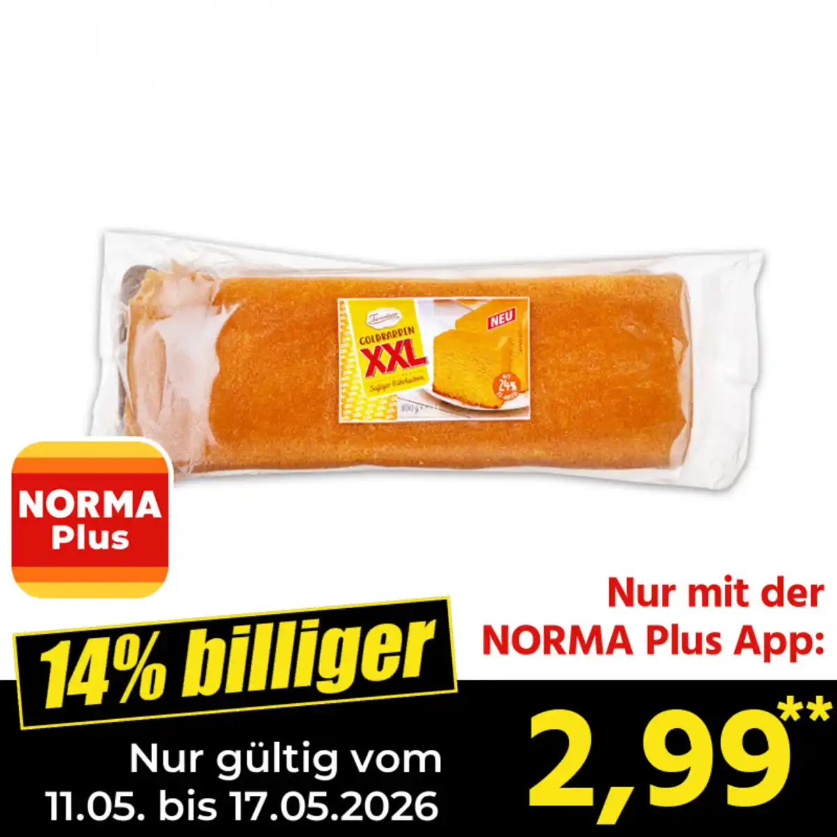 Bild 1 von Fürstenklasse Goldbarren XXL Rührkuchen