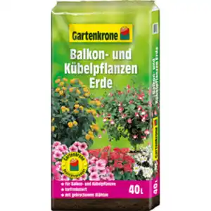 Gartenkrone Kübelpflanzenerde, 40,0L, torfreduziert