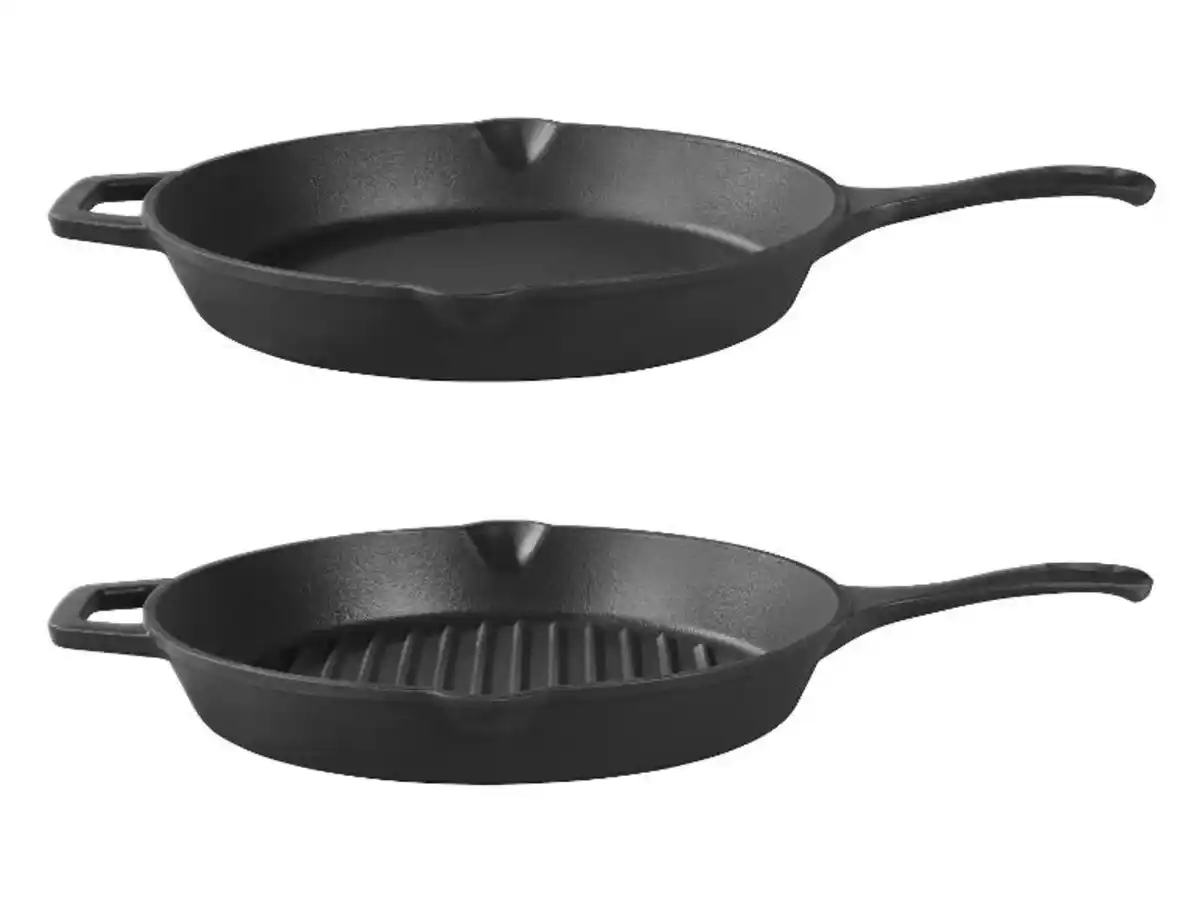 Bild 1 von GRILLMEISTER Gusseisen-Bratpfanne / Gusseisen-Grillpfanne