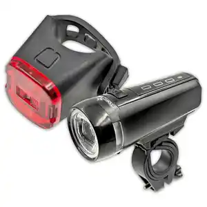 Top Velo Wasserdichtes Akku-Fahrrad-Leuchten-Set IP55