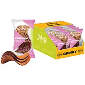 "GRINKY" Snack aus Roggenmischbrot mit Bacongeschmack