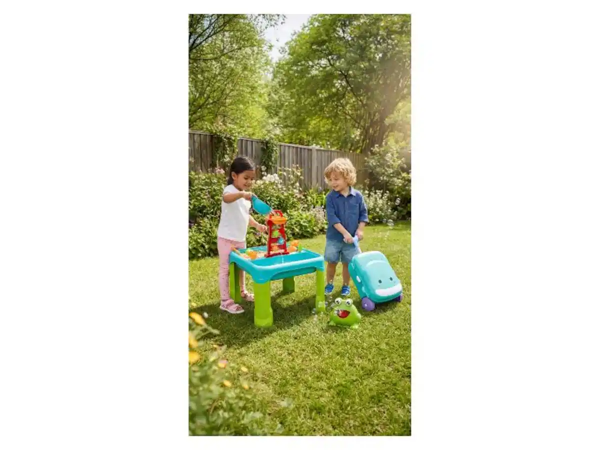 Bild 3 von lupilu® Sand- und Wasserspieltisch, 9-teilig